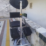 Standing frame for disabled used