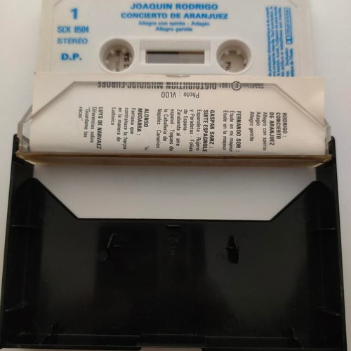 Joaquín Rodrigo Concierto De Aranjuez Cassette Tape like new, classical