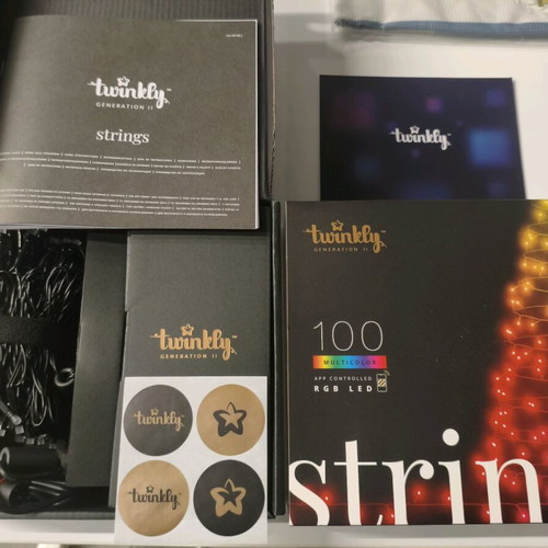 Twinkly Strings 100xRGB LED 8m smart lights new