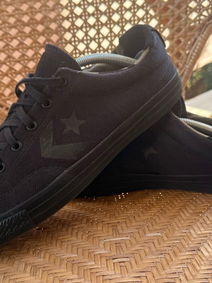 Converse All Star μεταχειρισμένα, total black, μέγεθος 44.5