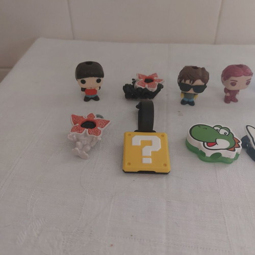 Kinder Joy toys new, Super Mario Stranger Things Minecraft set of 10