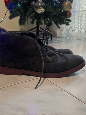 Alcott & co suede men's shoes used, size 44, gray blue