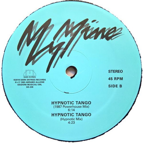 My Mine Hypnotic Tango vinyl record new, electronic