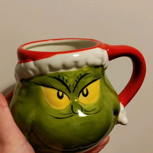 The Grinch Mug unused in its box