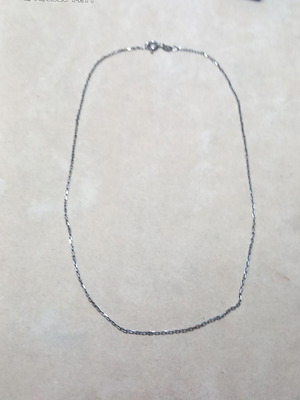 Ασημένια αλυσίδα λαιμού 925, 40 εκ.