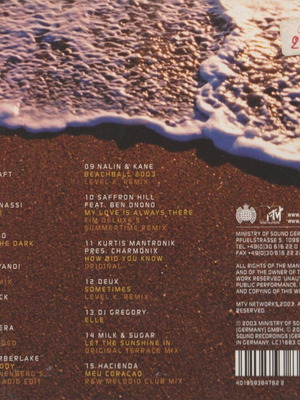 Various The Spirit Of Space Ibiza 2003 CD like new