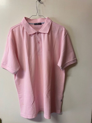 Polo Glou Sport short-sleeve shirt like new, pink, size L