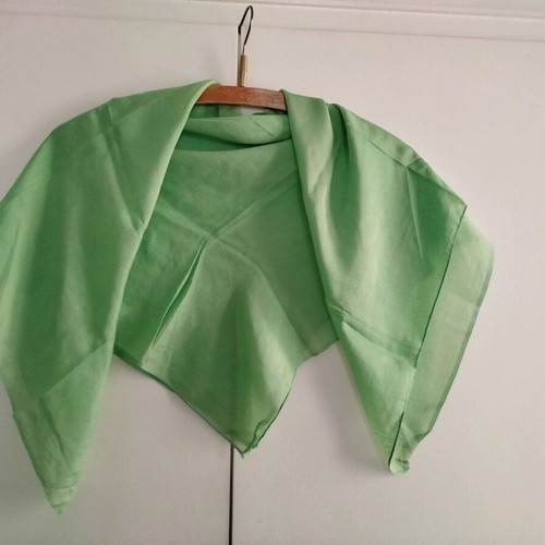 Green airy scarf like new