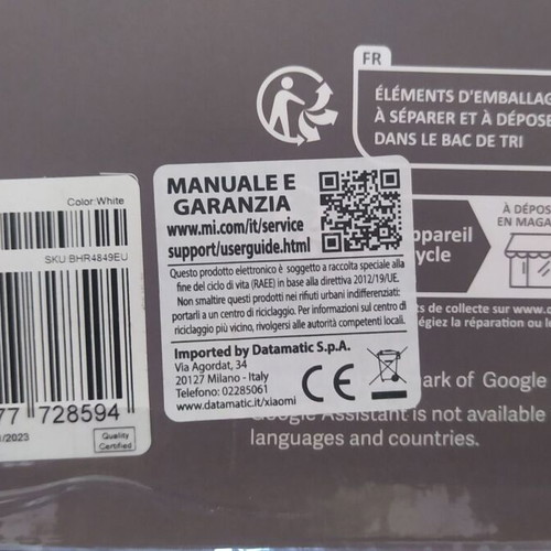 Xiaomi Mi Smart Air Fryer 3.5L like new, white, with original box