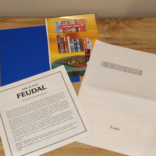 Feudal board game used, strategy