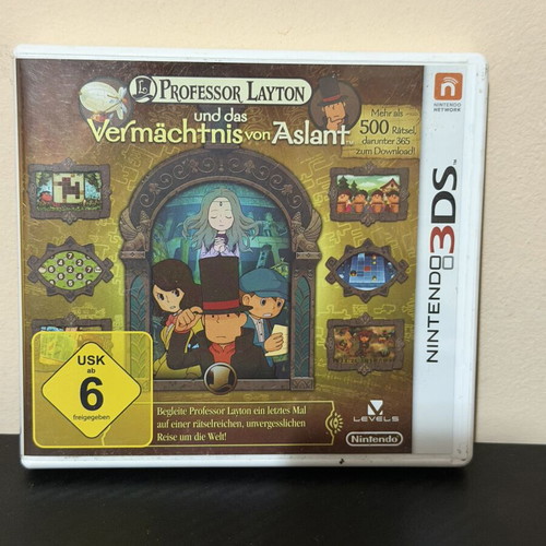 Professor Layton and the Azran Legacy Nintendo 3DS game, good condition
