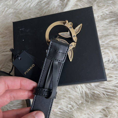 Pinko belt black new, 100cm length