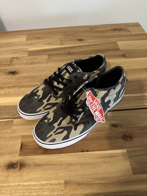 Vans Casual Shoes New, Camouflage Brown Green Size 44