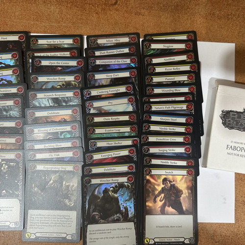 Flesh and Blood TCG original card set new condition
