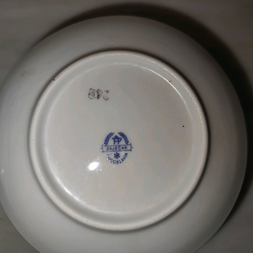 Collectible Greek coffee cups used, 3 pieces Lumidis and Ionia