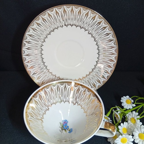 Vintage Mitterteich Bavaria coffee and tea set for 4