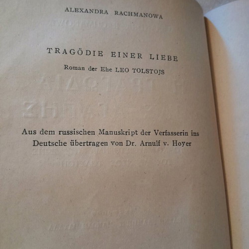 The Tragedy of a Love historical novel like new