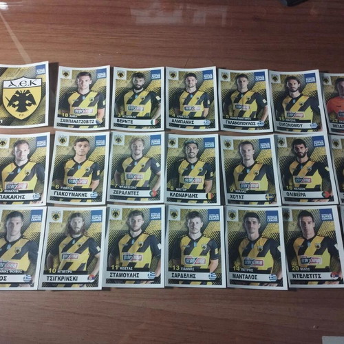 Super League AEK stickers 2019/2020, 22 pieces