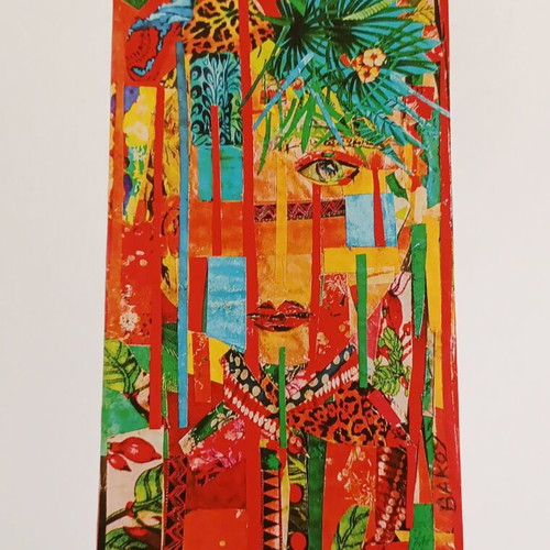 Modern art collage print 21x29 on high-quality paper