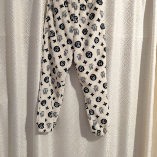 Fleece pants like new, size M, multicolor