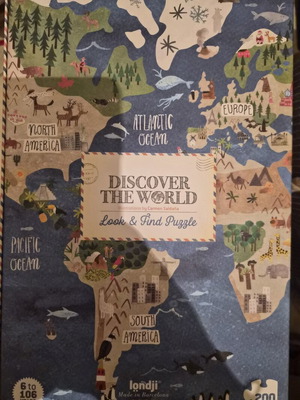 Discover the World educational puzzle Londji like new, 200 pieces