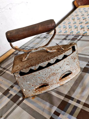 Antique iron used