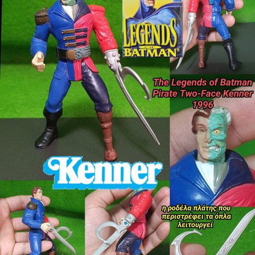 The Legends of Batman Pirate Two Face Kenner action figure 1996