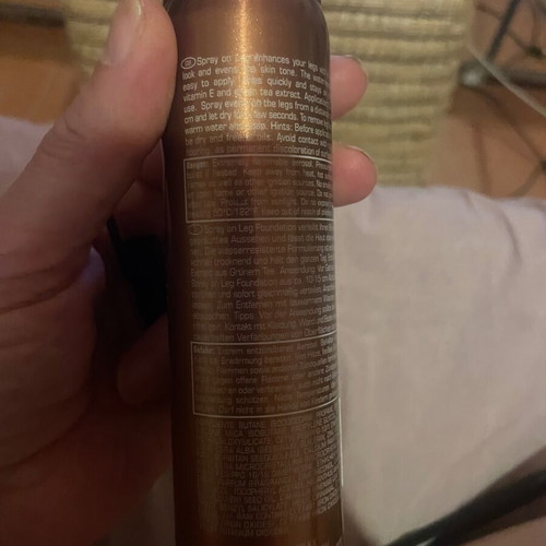 Spray On Leg Arteco N 30 waterproof makeup, new