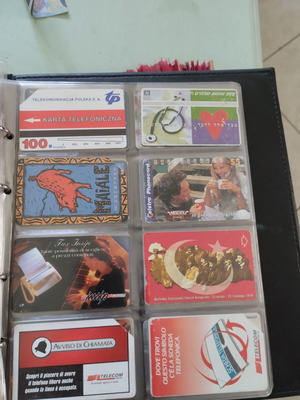 Phone cards like new, two collections with 200 cards