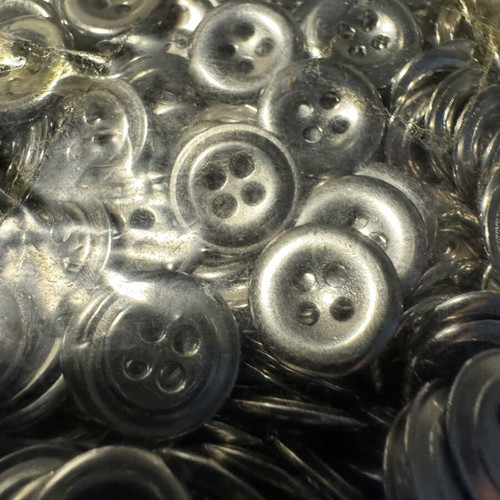 Buttons new, silver color pack