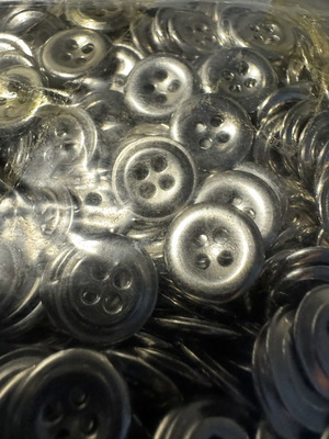 Buttons new, silver color pack