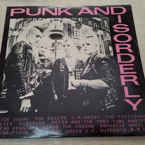 Punk And Disorderly LP πανκ συλλογή 1982 Ελλάδα