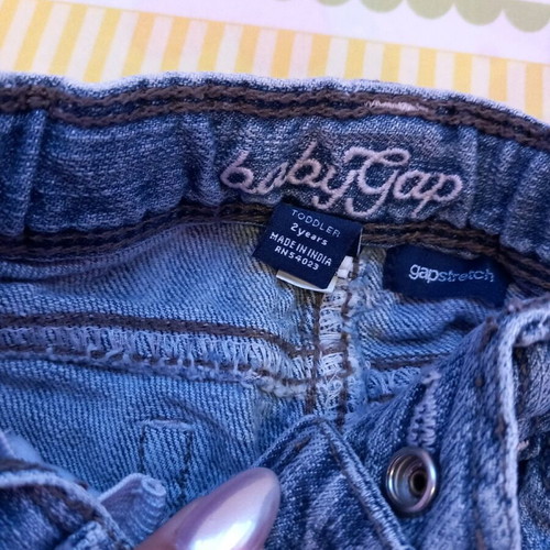Baby GAP jeans like new, set of 2, size 98 for 1.5-2 years