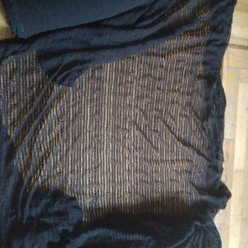 Elastic filet fabric new, pack of 12, 40 meters, black