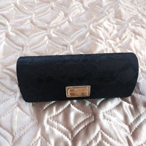 Dolce e Gabbana glasses case like new, black lace