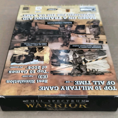 Full Spectrum Warrior PC CD-ROM sealed, new