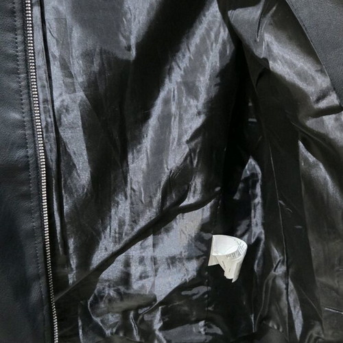 Reserved leather jacket like new, size L black