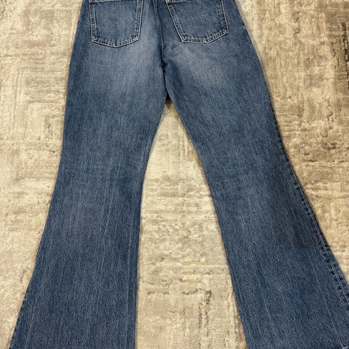 Zara flared bootcut denim jeans high waisted like new, size 36
