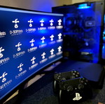 Διπλή βάση τηλεχειριστηρίων PlayStation 4 καινούργια, εκτυπωμένη με PLA+
