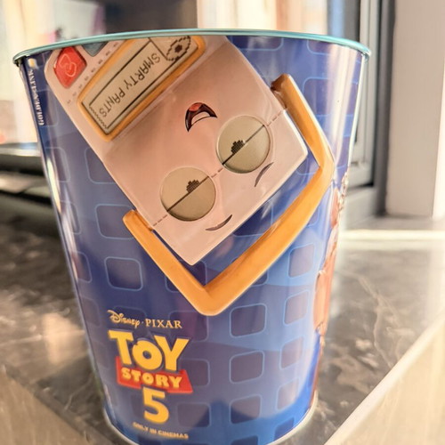 Toy Story popcorn bucket like new, collectible