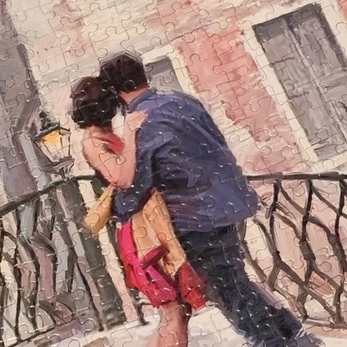 Castorland Venice Bridge Puzzle used, 2000 pieces romantic scene