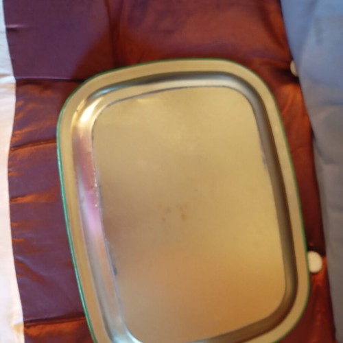 Vintage metal tray used, excellent condition