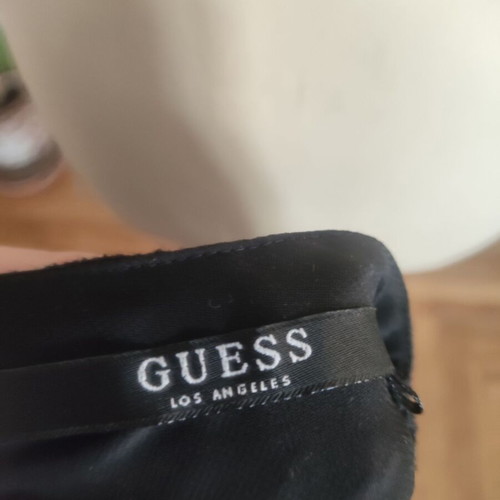 Guess Black Blouse S/M Like New With Transparent Sleeves