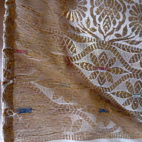 Silk fabric like new 5.5 meters length x 1 meter width