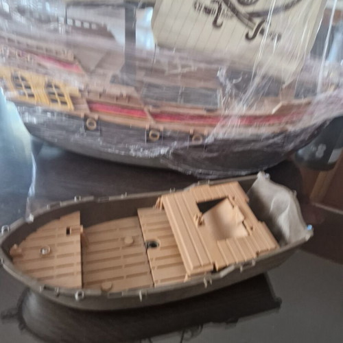 Playmobil ship set like new, wrapped for protection