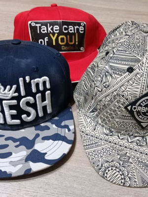 Hats used, pack
