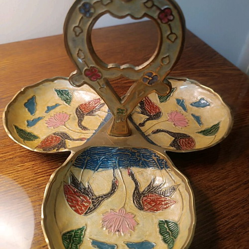 Bronze orderviera with enamel new
