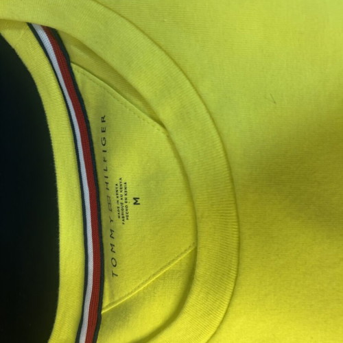 Tommy Hilfiger yellow T-shirt, size M