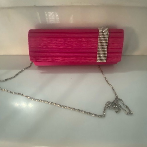 Evening shoulder bag like new with chain