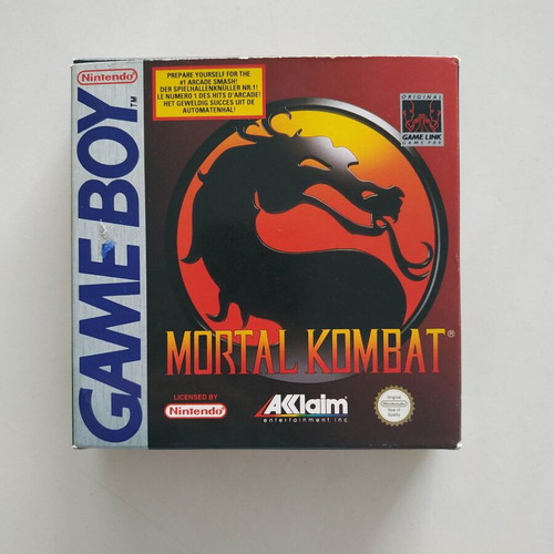 Mortal Kombat Nintendo Game Boy used, Greek first edition